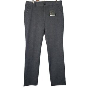 Eddie Bauer Womens NWT Gray Dress Pants Size 16 Tall Zip Pockets